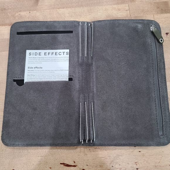 Roterfaden Taschenbegleiter A5 slim Standard TN Leather Notebook Cover+extras! - Picture 5 of 16